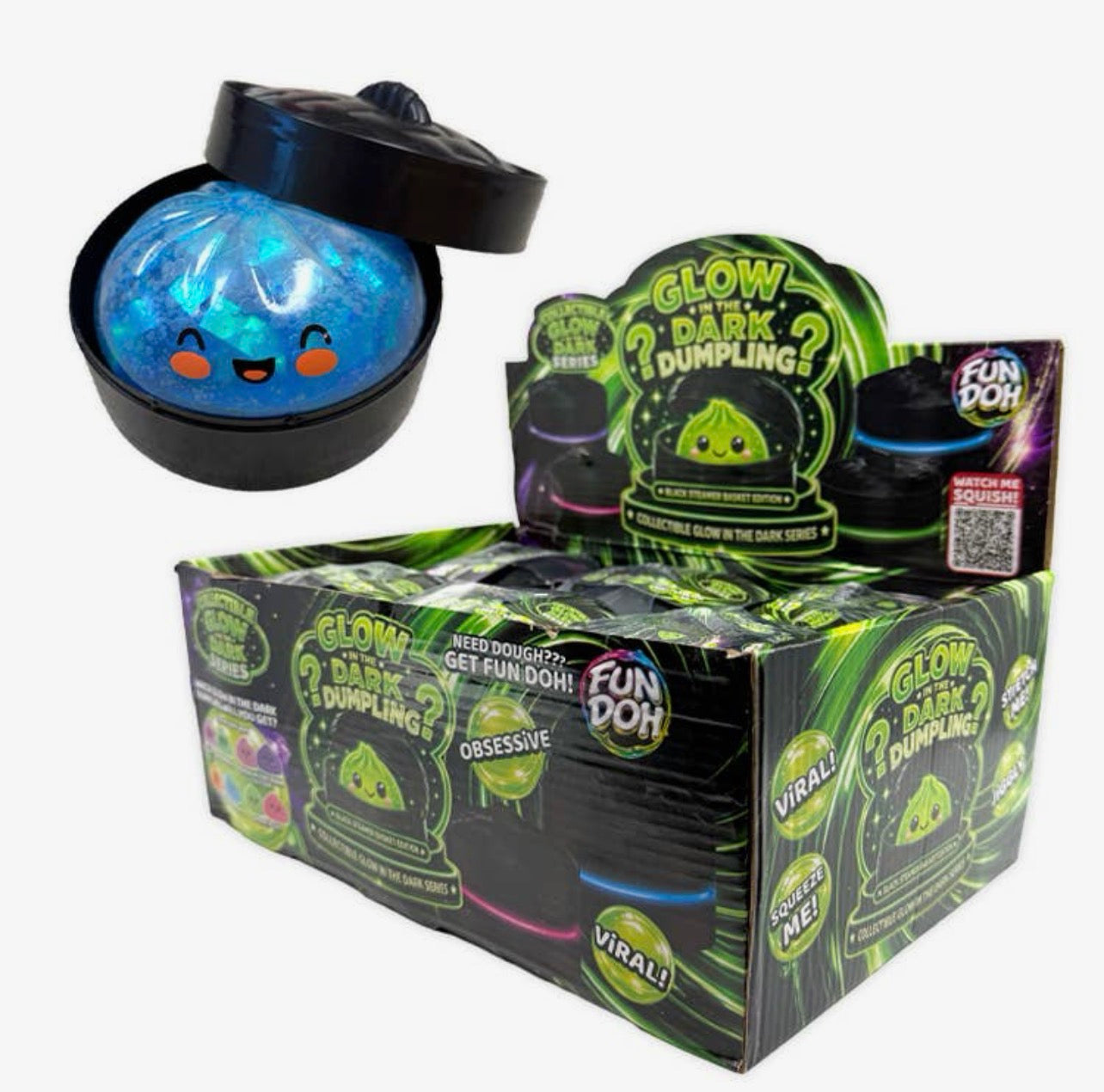 Glow In The Dark Mystery Dumpling *Black