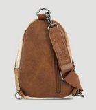 Wrangler Cowhide Sling Bag *Brown