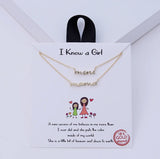 Gold Dipped Mama & Mini Necklace Set