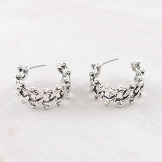 Chain Hoop Earrings