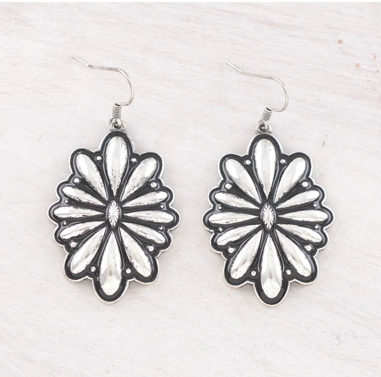 Concho Dangle Earrings
