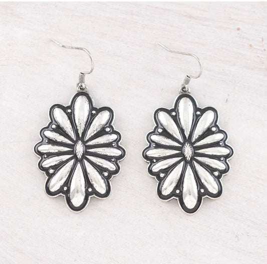 Concho Dangle Earrings