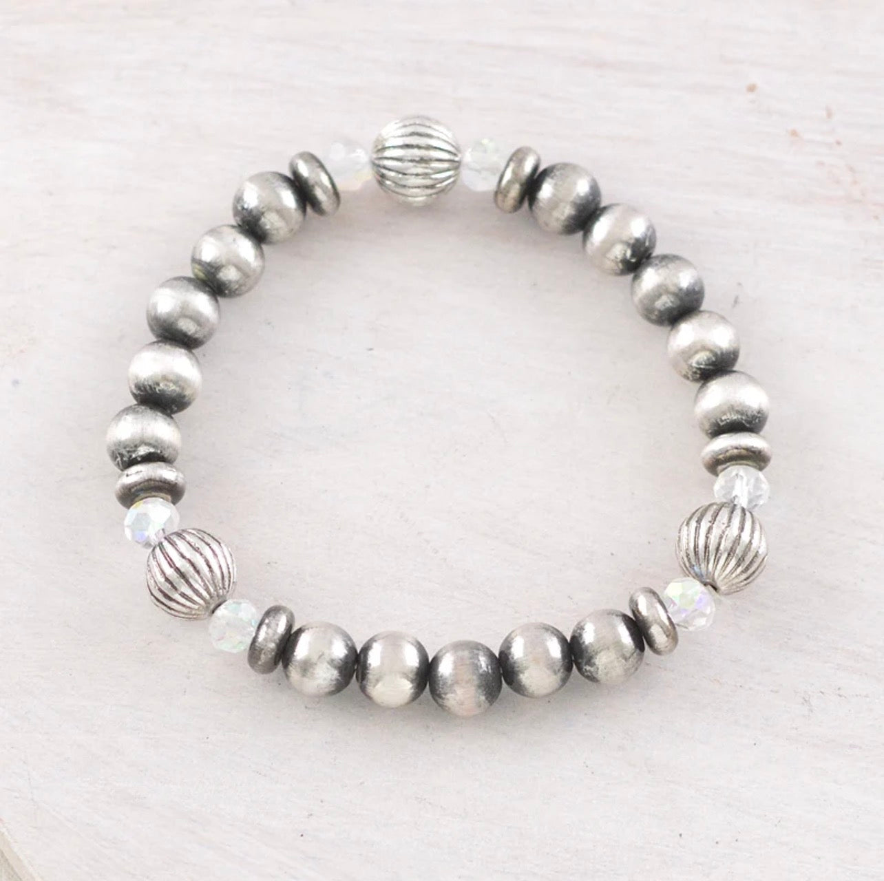 Aztec Barrel Navajo Pearl Bead Bracelet Set
