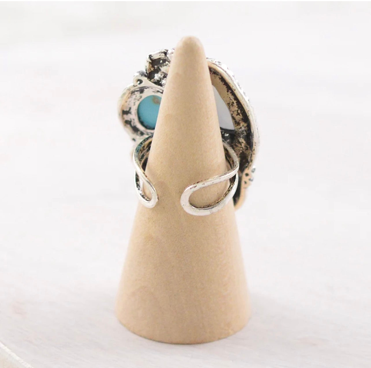 Blue Bonnet Turquoise Semi Stone Ring