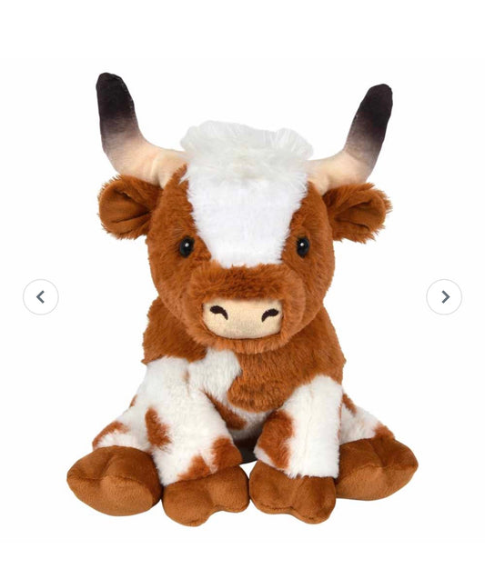 Plush Longhorn Cow