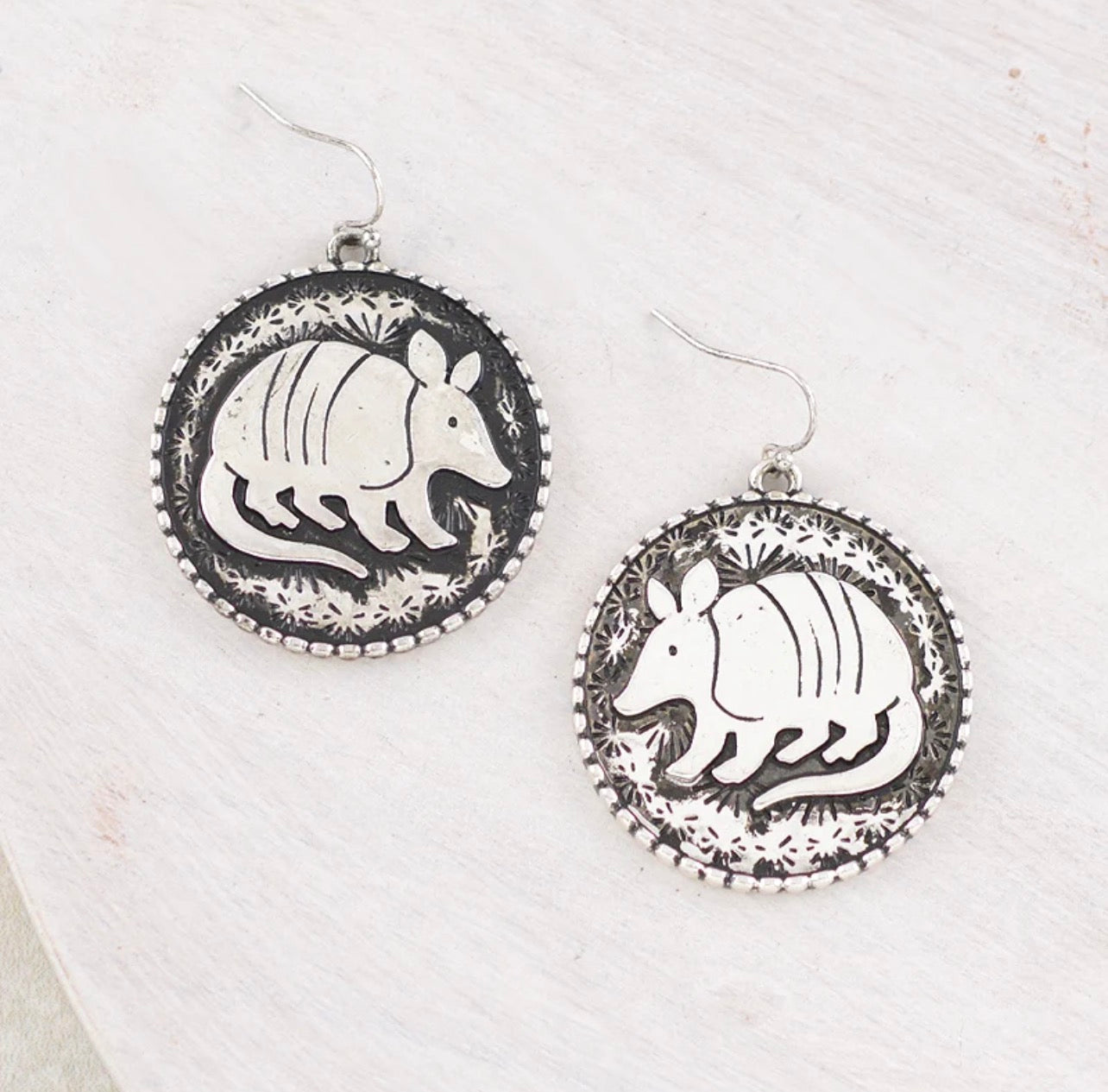 Armadillo Pendant Earrings
