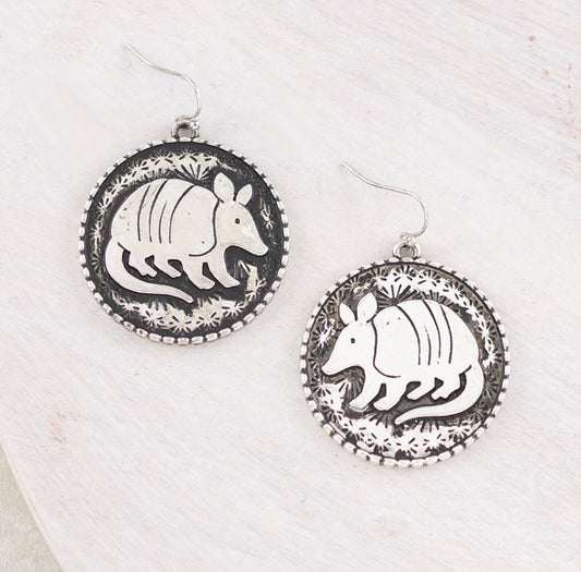 Armadillo Pendant Earrings