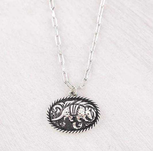 Tooling Armadillo Necklace