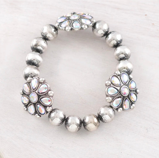 Aztec Barrel Navajo Pearl Bead Bracelet Set