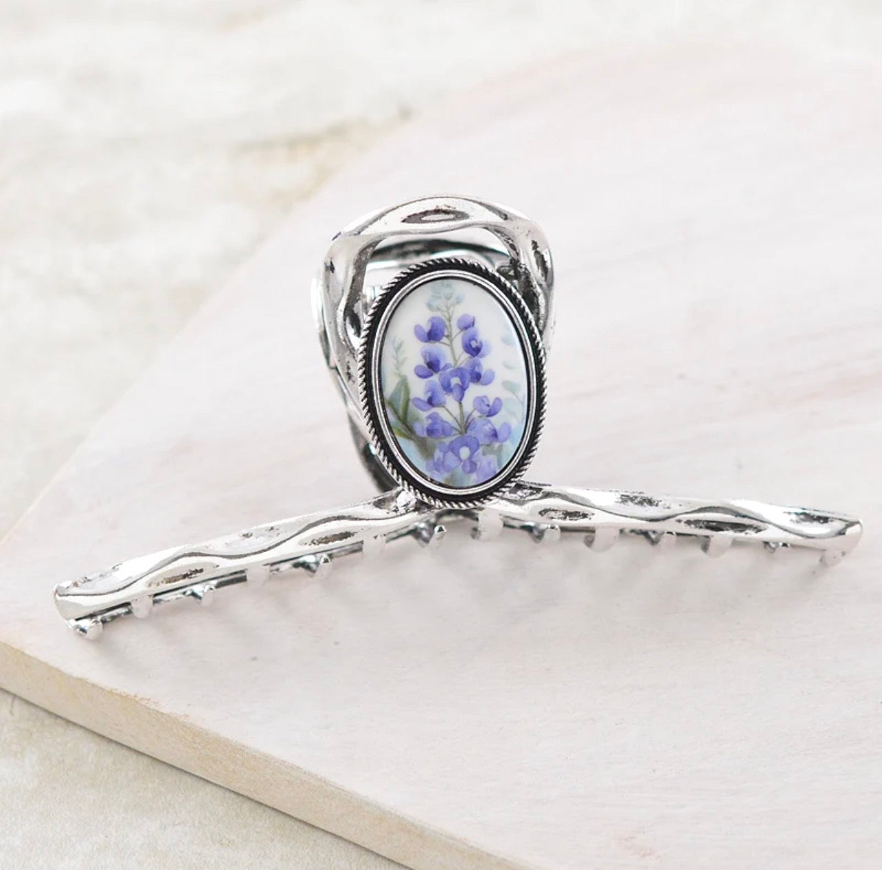Blue Bonnet Claw Clip