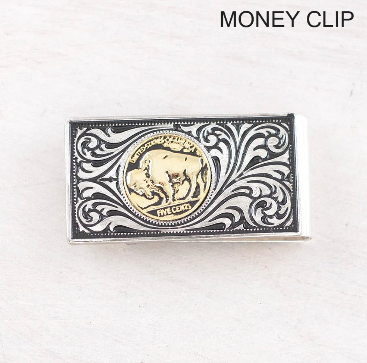 Buffalo Coin Money Clip *Two Tone