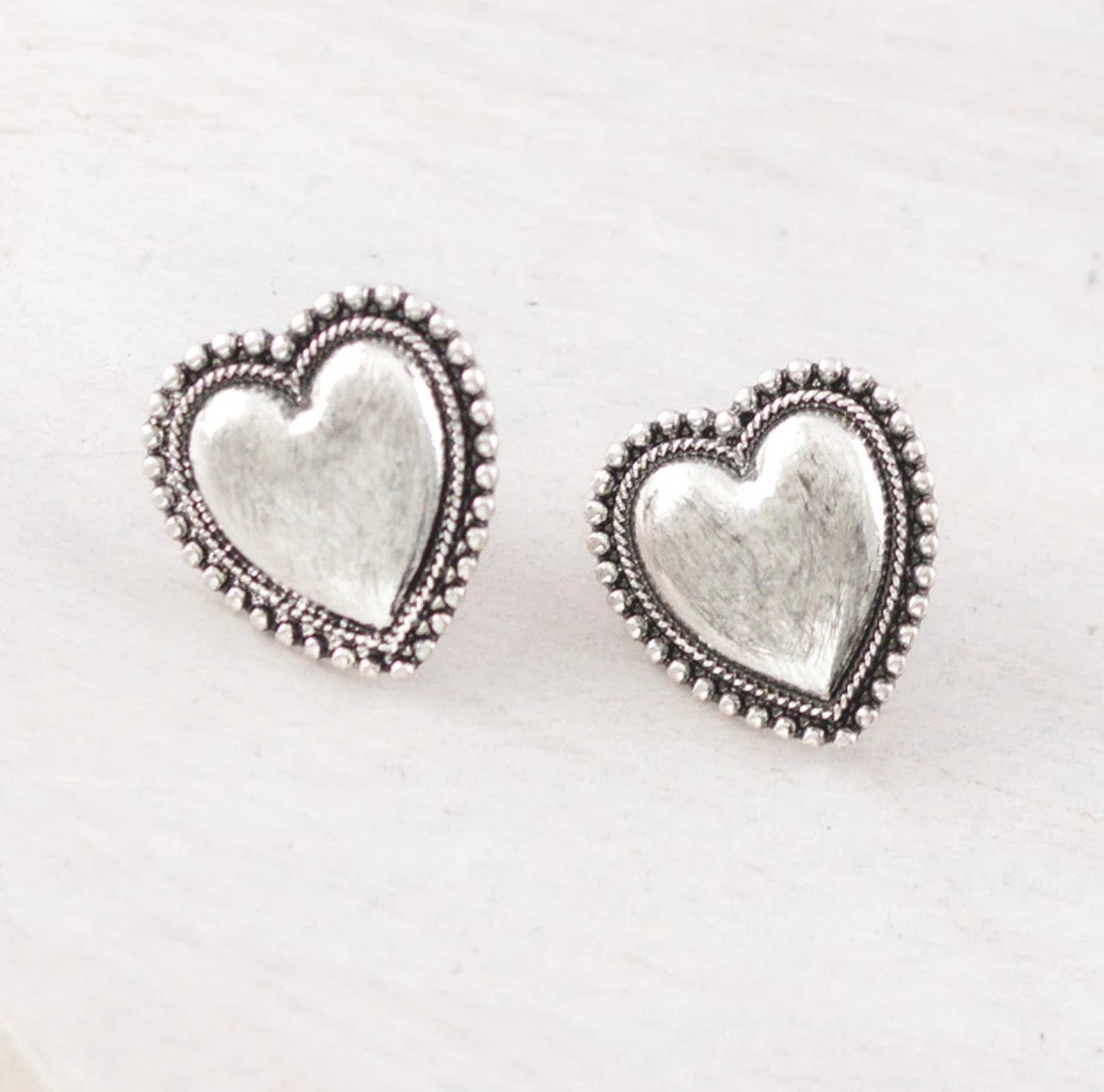 Heart Concho Earrings