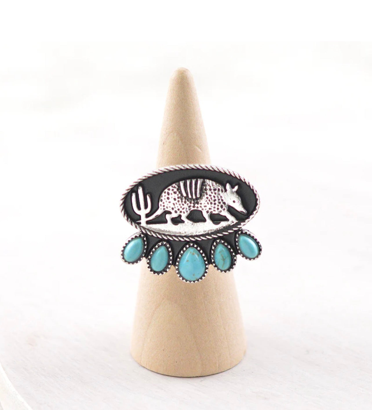 Turquoise Armadillo Ring
