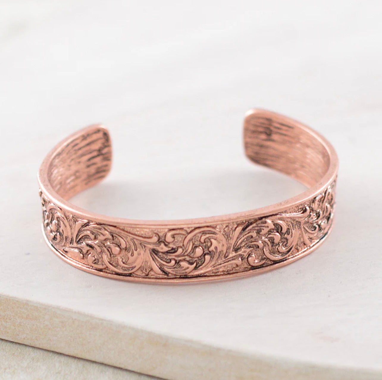 Western Brass Stackable Cuff Bracelet