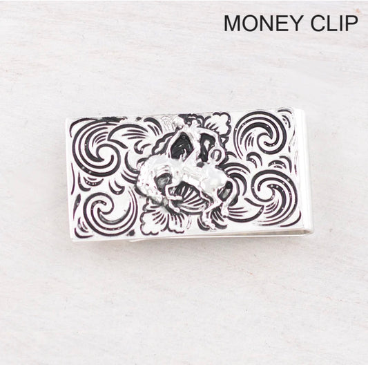 Bronc Money Clip *Silver