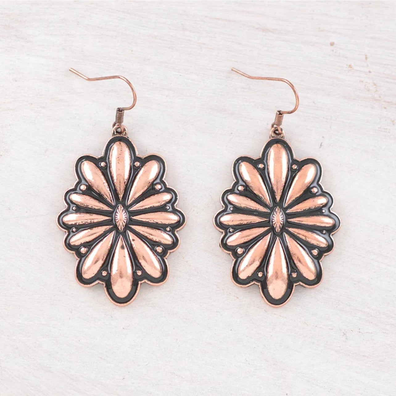 Concho Dangle Earrings