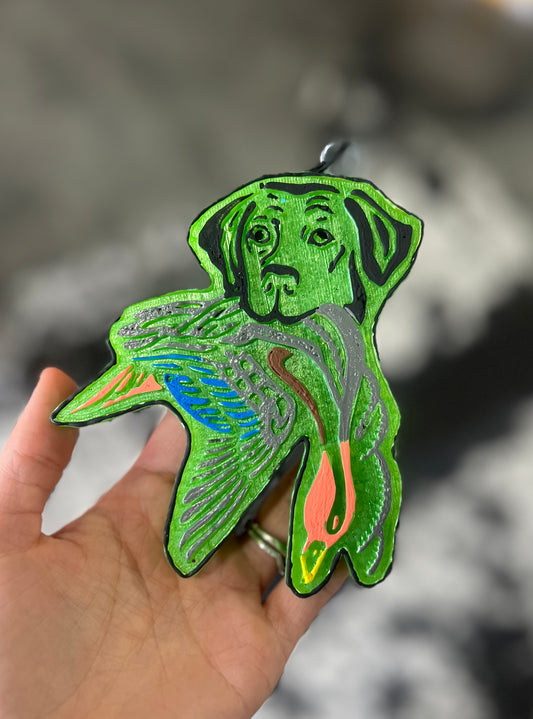 Duck Dog Freshie-Black Spur