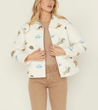 Wren Quilted Zip Up Jacket