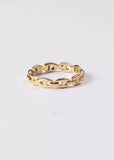 Gold Small Shell Ring