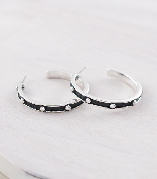 Stud Hoop Earrings
