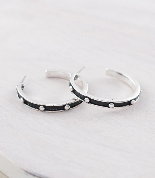 Stud Hoop Earrings