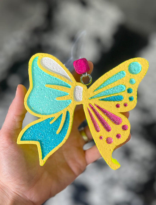 Butterfly Bow Freshie- Bahama Mama