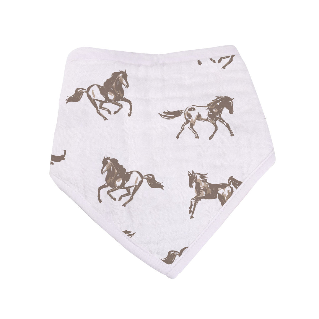 Forever Cowboys & Cowgirls Bamboo Bandana Bibs