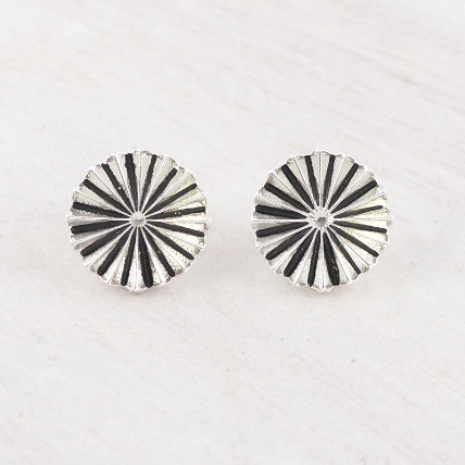 Round Concho Earrings