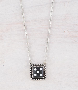 Dice Pendant Necklace