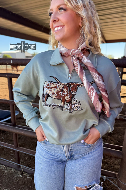Lomita Longhorn Pullover *Blue