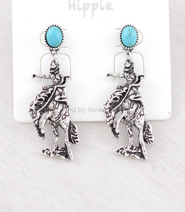 Western Cowboy Earrings