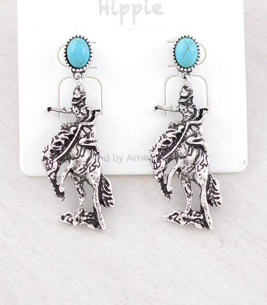 Western Cowboy Earrings