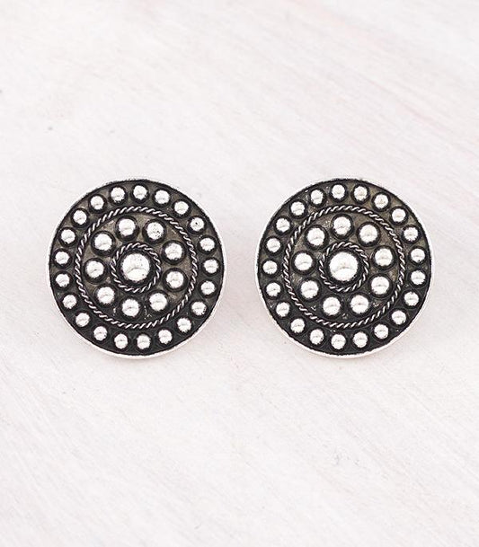 Circle Concho Earrings
