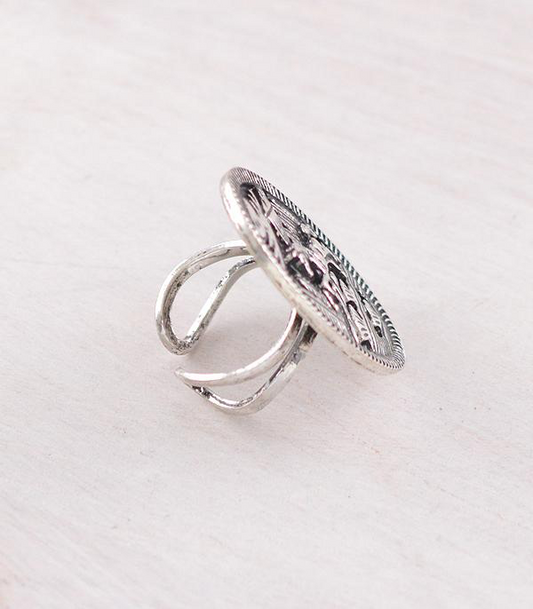 Horse Oval Shape Ring