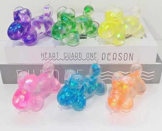 Glitter Balloon Dog Squishy
