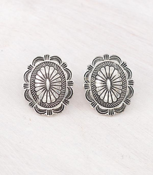 Western Concho Earrings