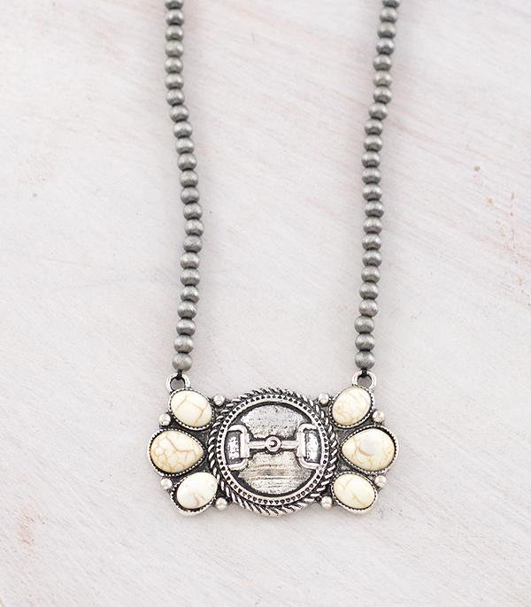 Horsebit Concho Necklace