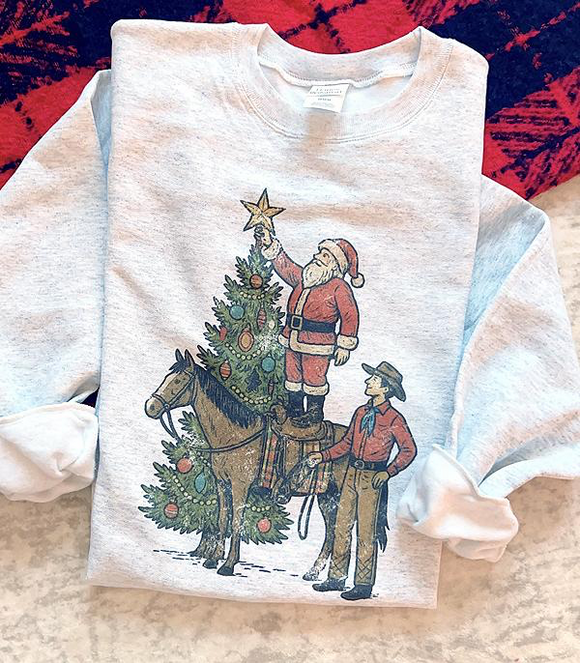 Cowboy Christmas Sweatshirt