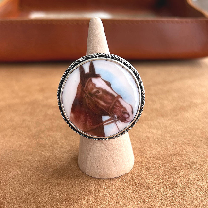 Vintage Western Horse Ring