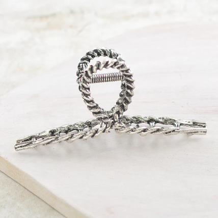 Metal Rope Hair Claw Clip