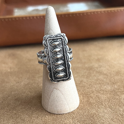 Rectangle Concho Ring