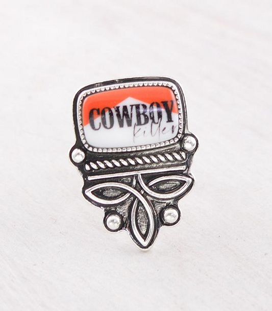Cowboy Killer Boot Stitch Ring