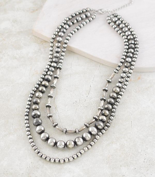 Torpedo Navajo Layered Neckalce