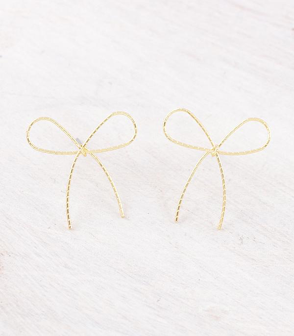 Rope Bow Earrings