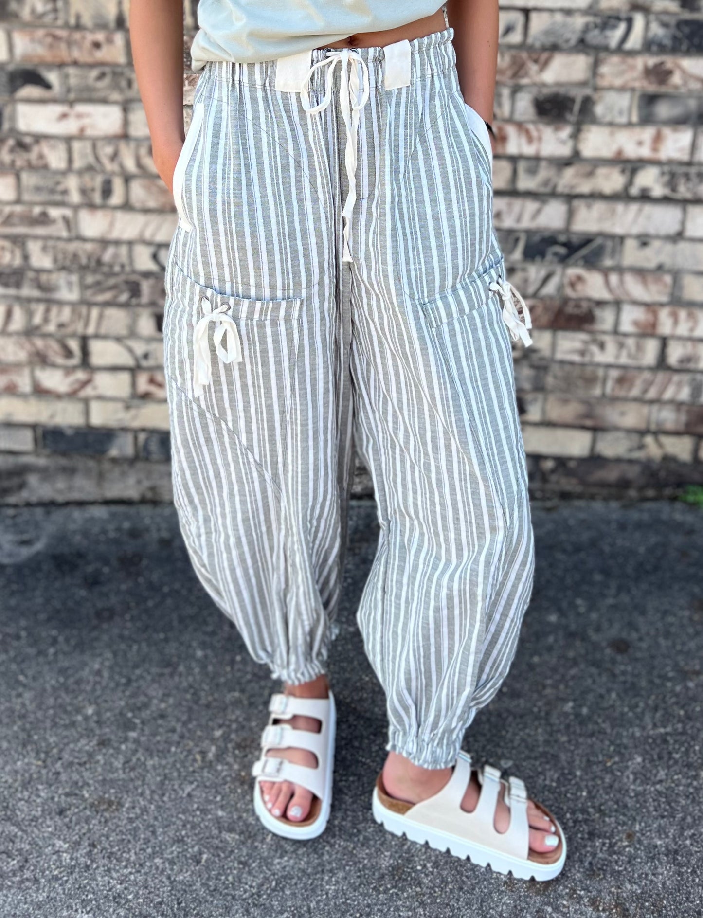 The Izzy Striped Joggers