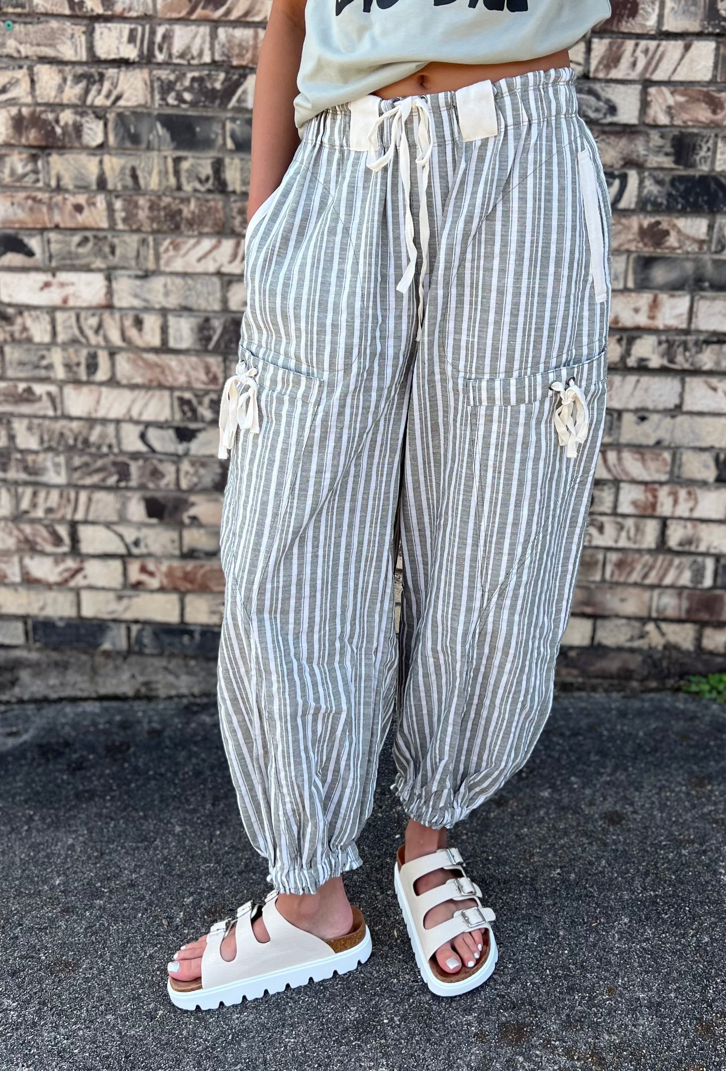 The Izzy Striped Joggers