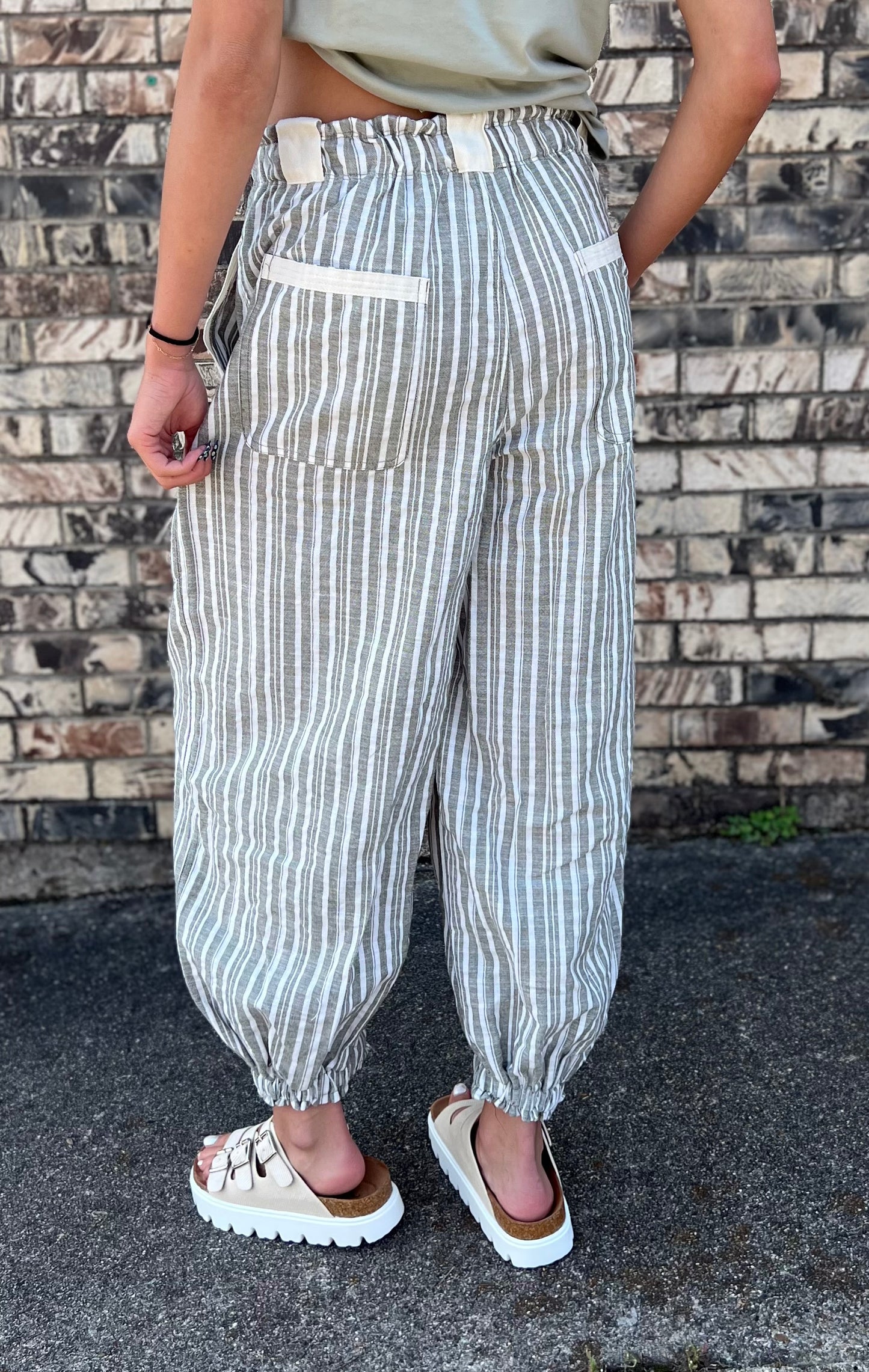 The Izzy Striped Joggers