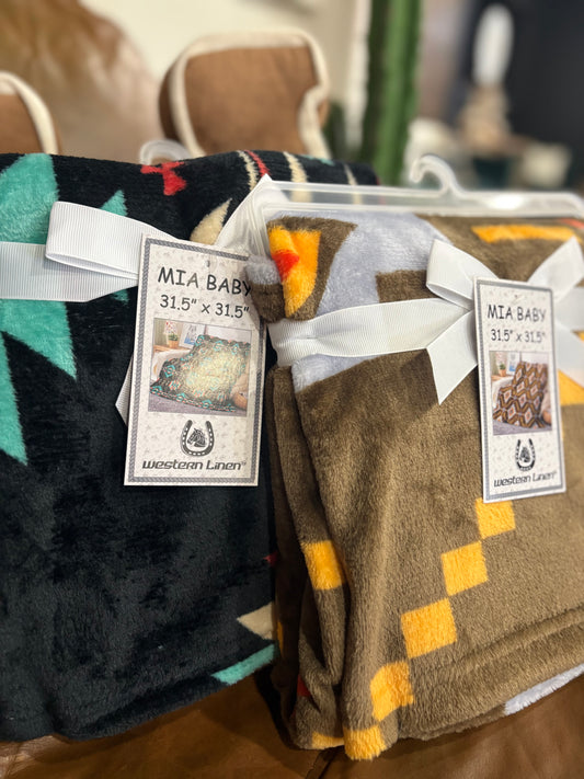 Western Mia Baby Blanket