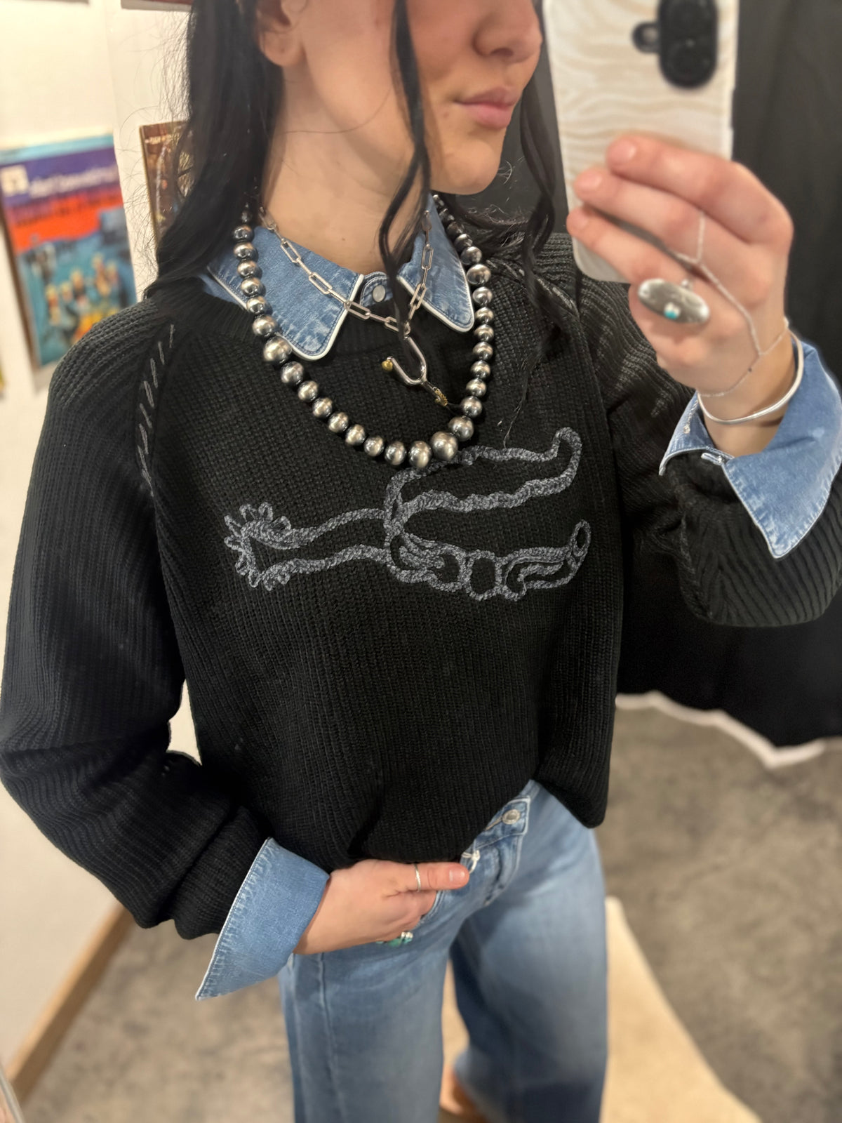 Knit ‘Em Cowboy *Midnight
