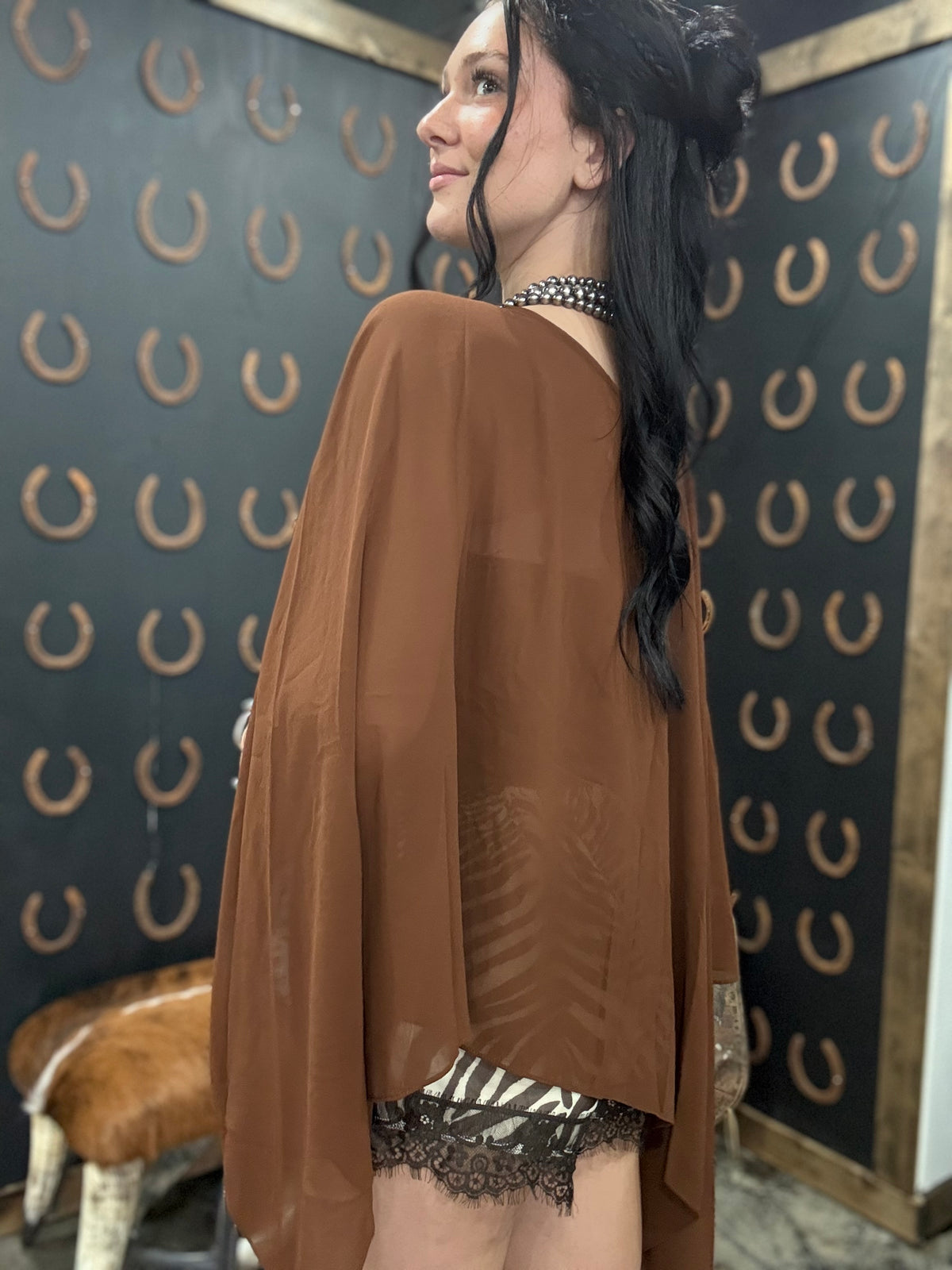 The Dessert Haze Top *Brown
